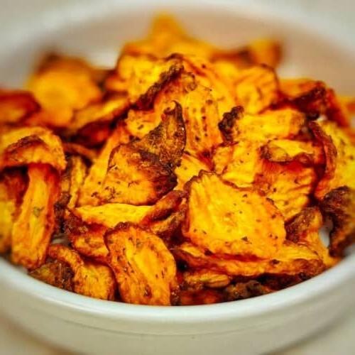 Air Fryer Dehydrator Carrot Chips