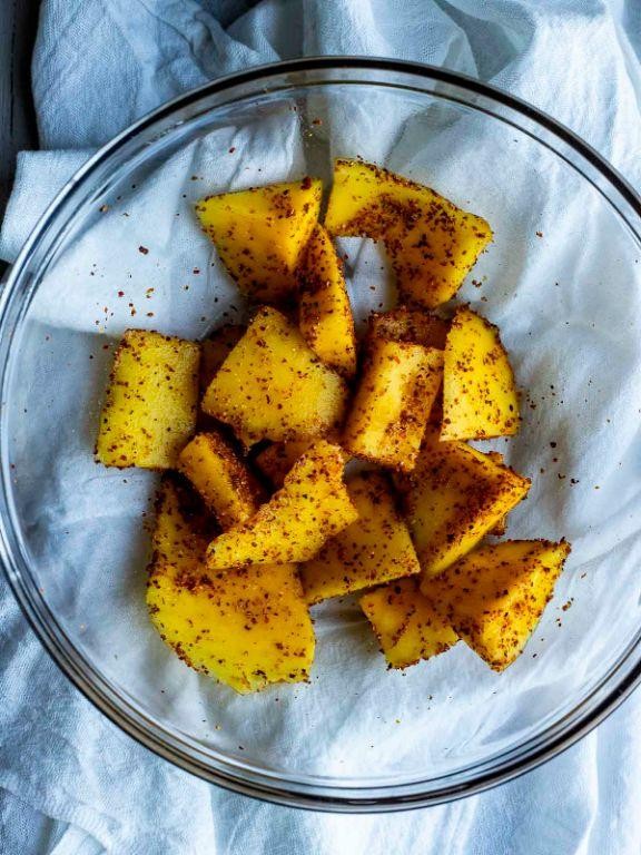 Air Fryer Dehydrator Mango Slices