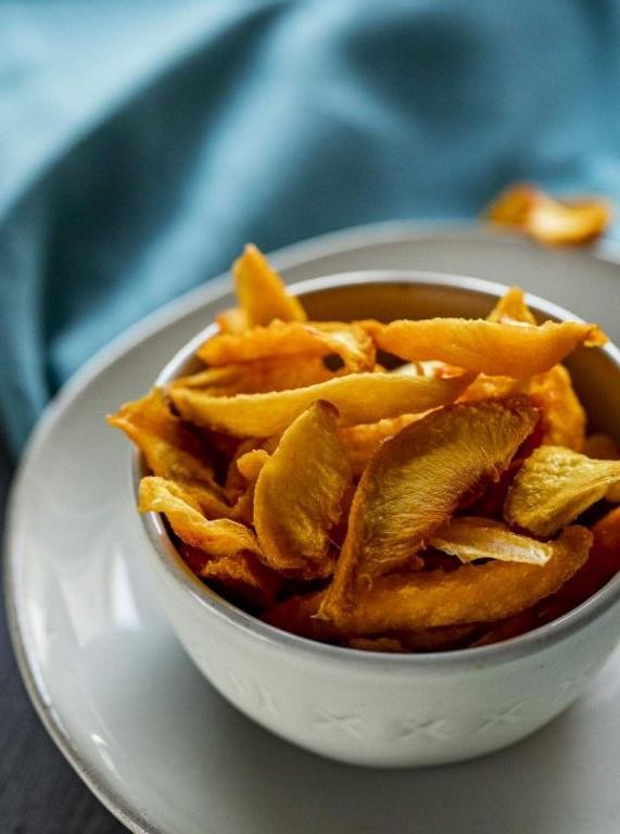 Air Fryer Dehydrator Peach Chips