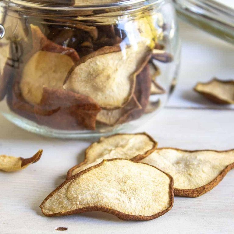 Air Fryer Dehydrator Pear Chips