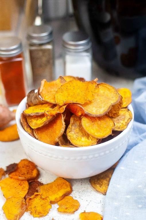Air Fryer Dehydrator Sweet Potato Chips