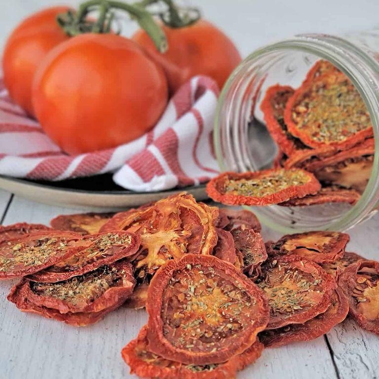 Air Fryer Dehydrator Tomato Chips