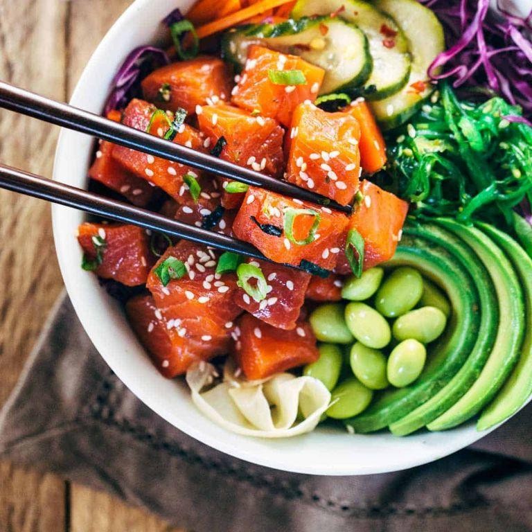 Alaskan Salmon Poke Bowl