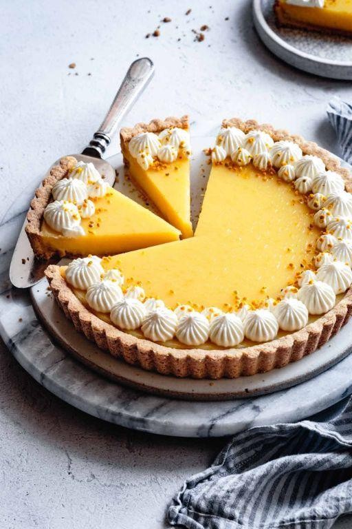 Almond Crust Melk Tart
