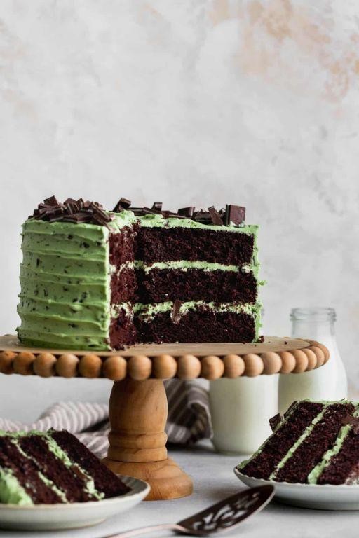 Andes Mint Chocolate Cake