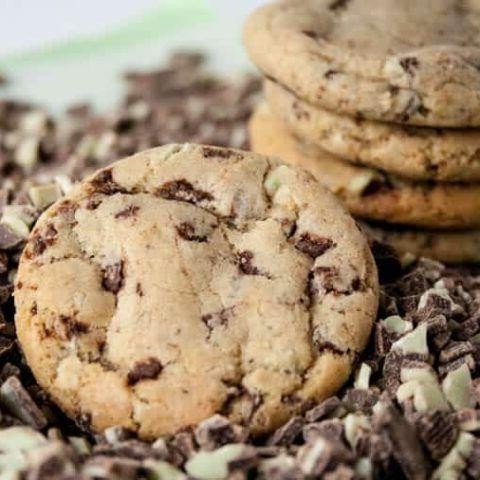 Andes Mint Chocolate Chip Cookies