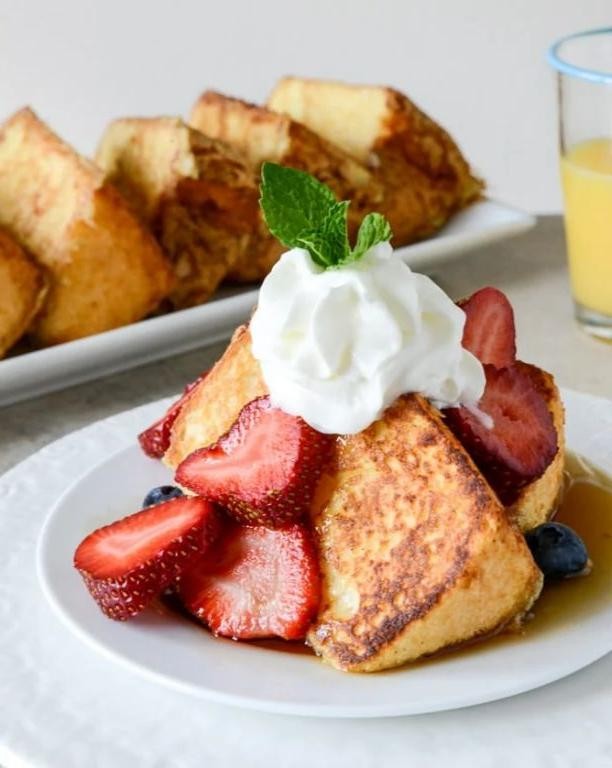 Angel Food Cake French Toast