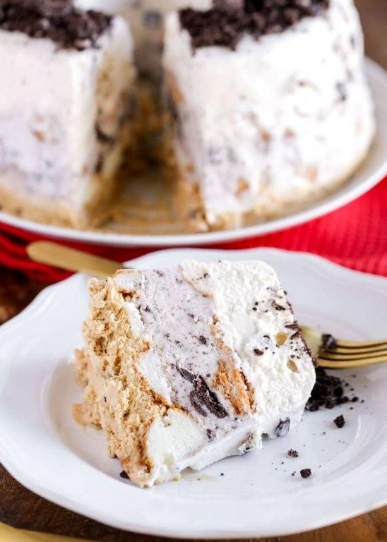 Angel Food Cake Ice Cream Sandwich