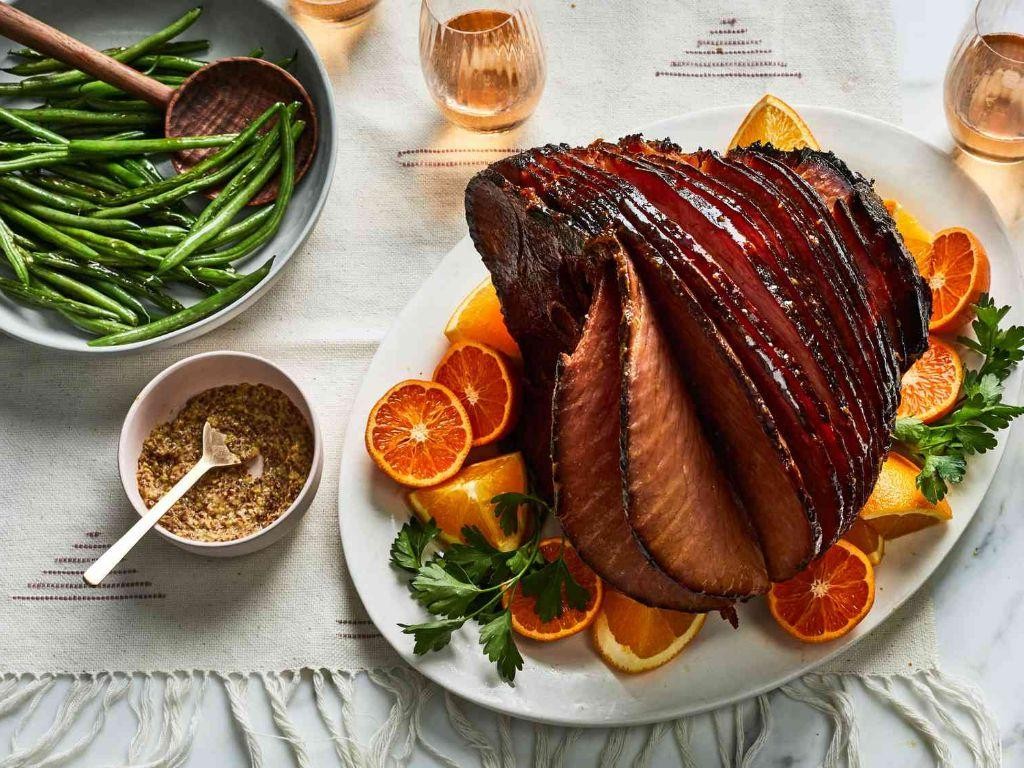 Apple Cider Glazed Ham