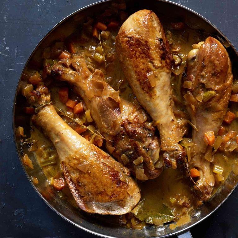 Apple Cider Turkey Legs