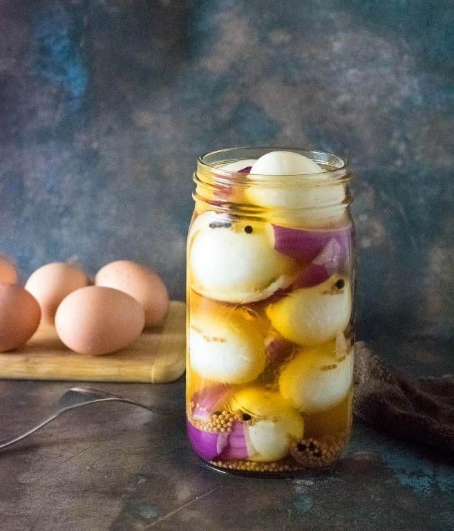 Apple Cider Vinegar Pickled Eggs