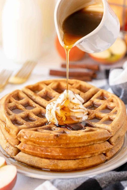 Apple Cinnamon Waffles