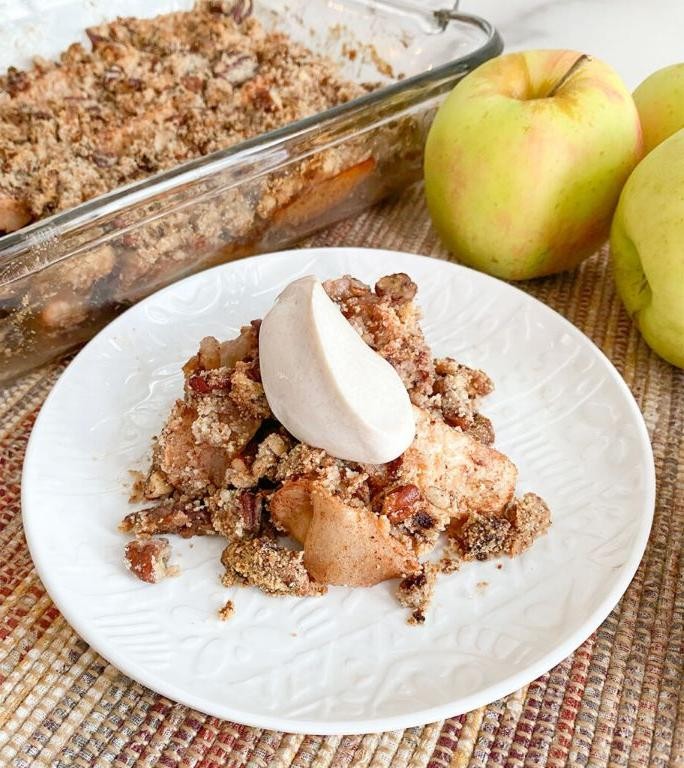 Apple Greek Yogurt Protein Crumble