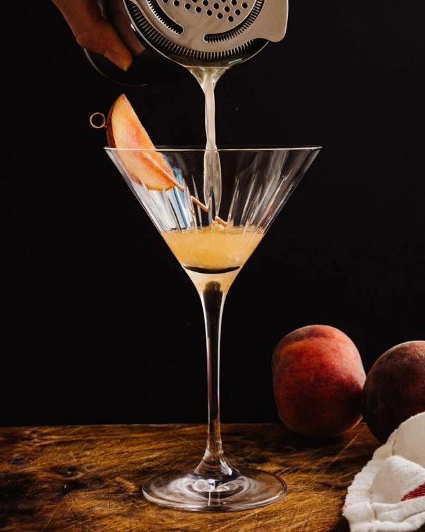 Apple Peach Martini
