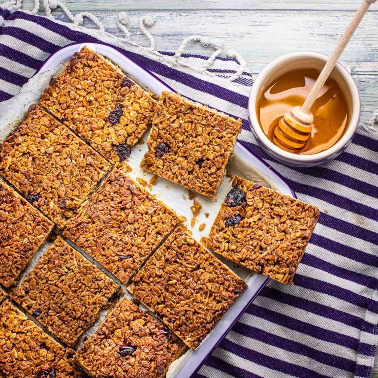 Apple and Cinnamon Flapjacks