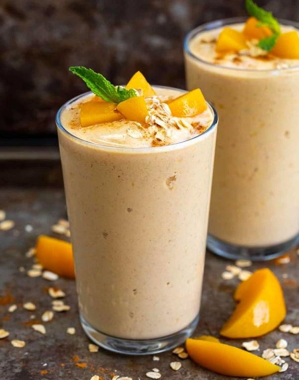 Arbonne Peach Cobbler Smoothie