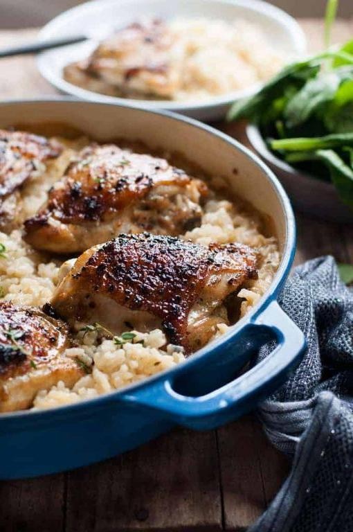 Arborio Rice and Chicken Casserole