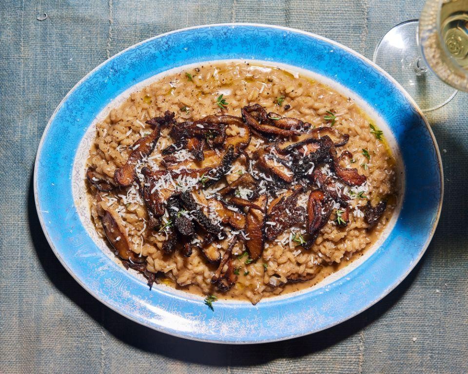 Arborio Rice with Wild Mushrooms and Thyme