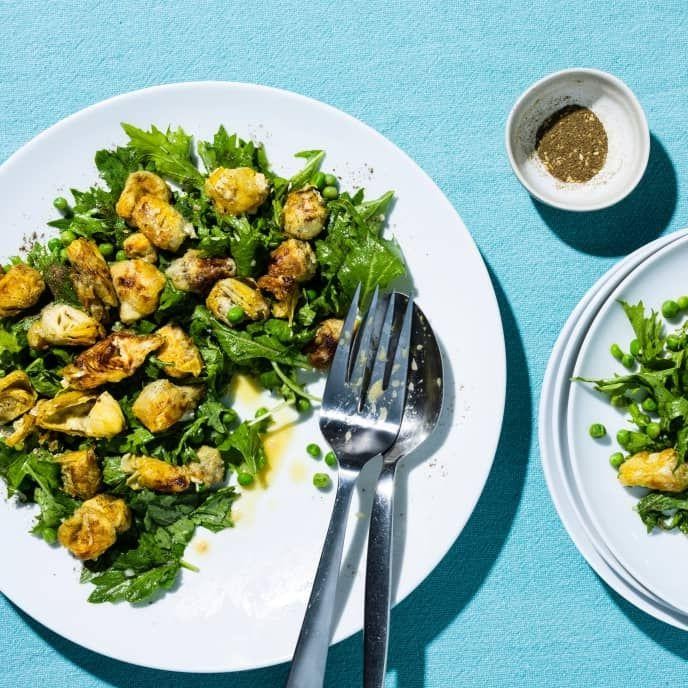 Artichoke Heart Salad with Lemon Vinaigrette