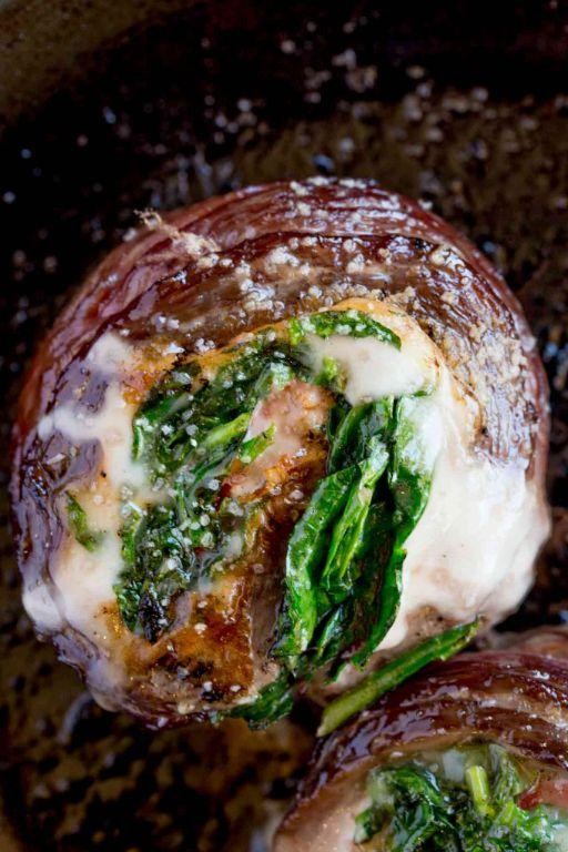 Artichoke and Parmesan Stuffed Steak