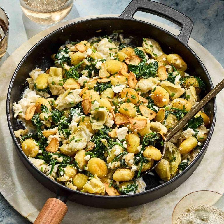 Artichoke and Spinach Gnocchi