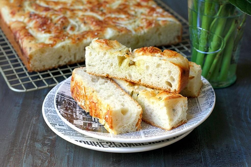 Asiago Cheese and Herb Focaccia