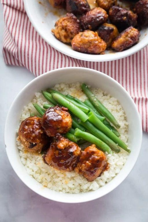 Asian Chicken Meatballs Instant Pot