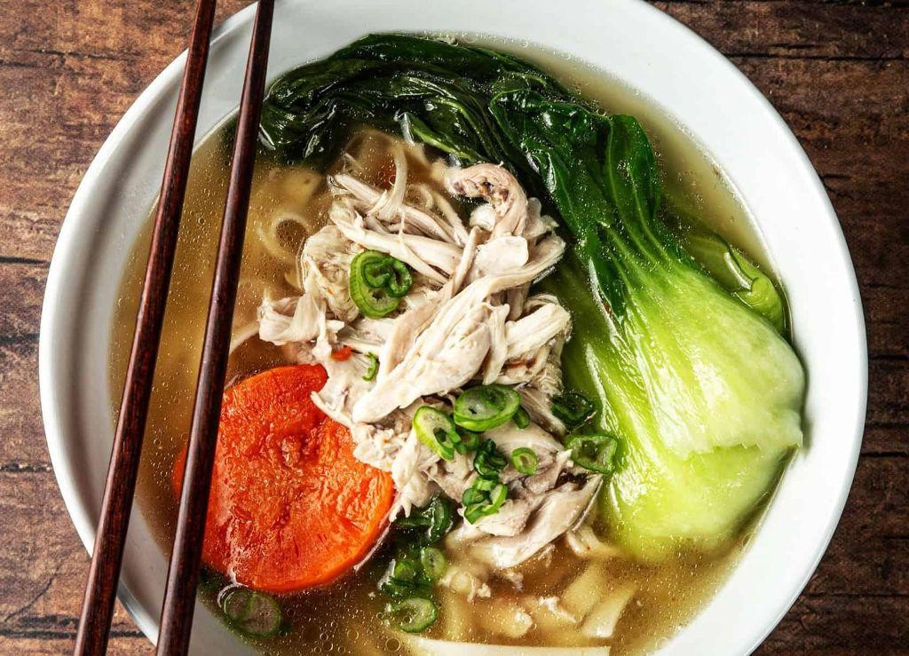 Asian Chicken Noodle Soup Instant Pot
