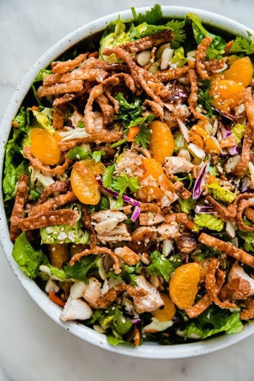 Asian Chicken Salad with Sesame Dressing