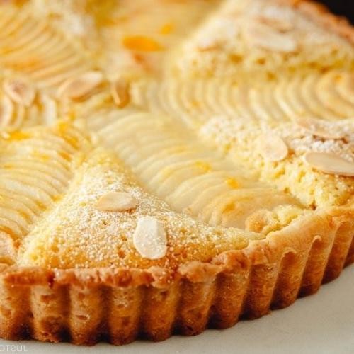 Asian Pear and Almond Tart