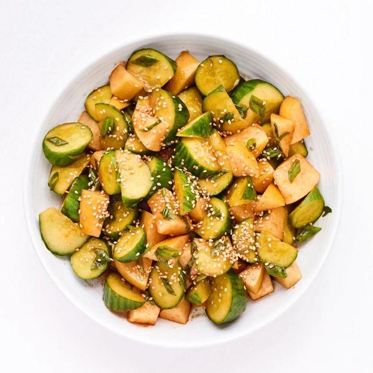 Asian Pear and Cucumber Salad