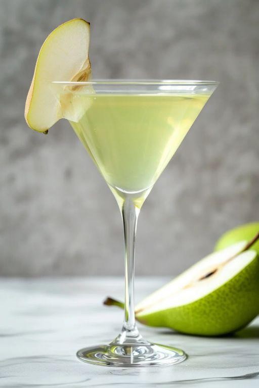 Asian Pear and Lychee Cocktail