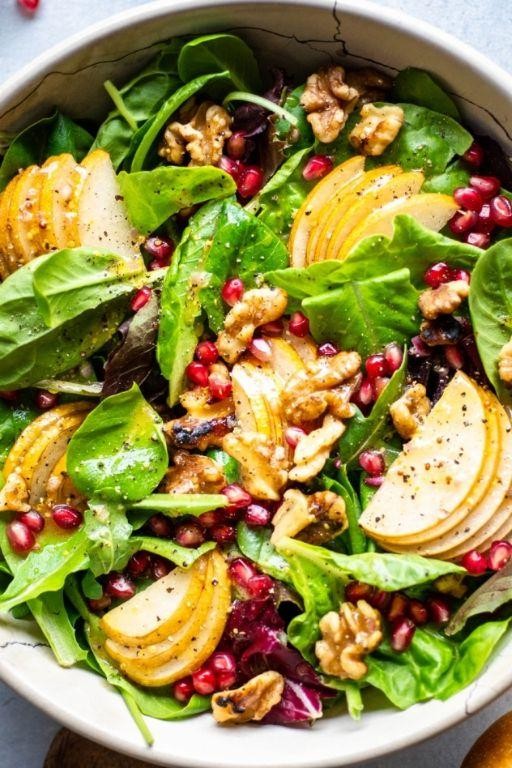 Asian Pear and Walnut Salad