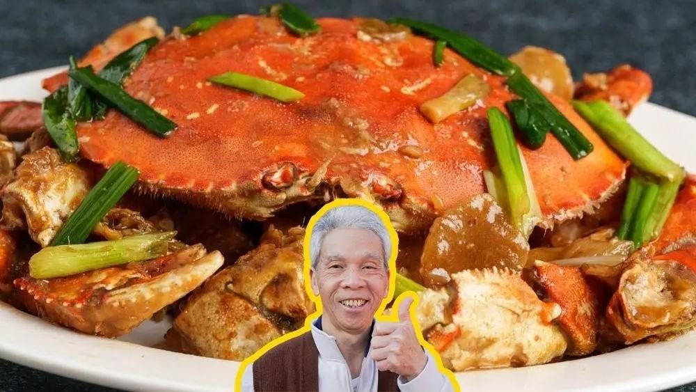 Asian Style Crab Legs with Ginger and Scallions