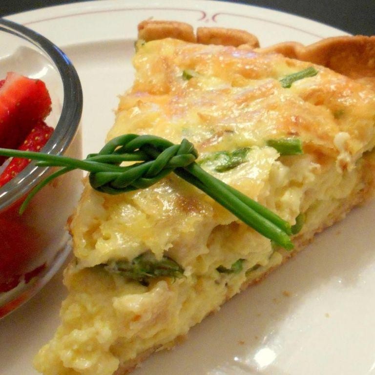 Asparagus and Swiss Quiche