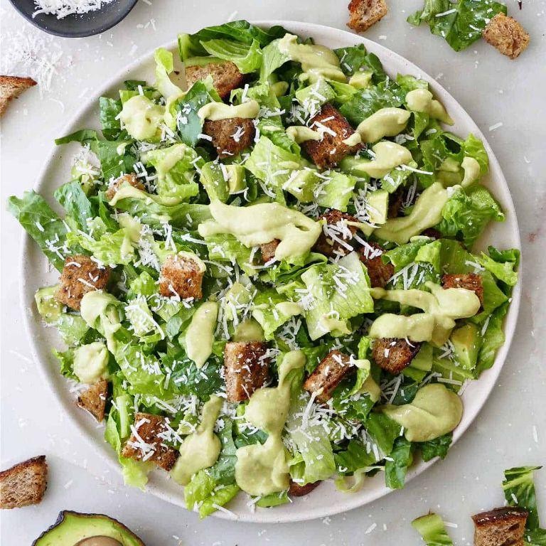 Avocado Caesar Salad