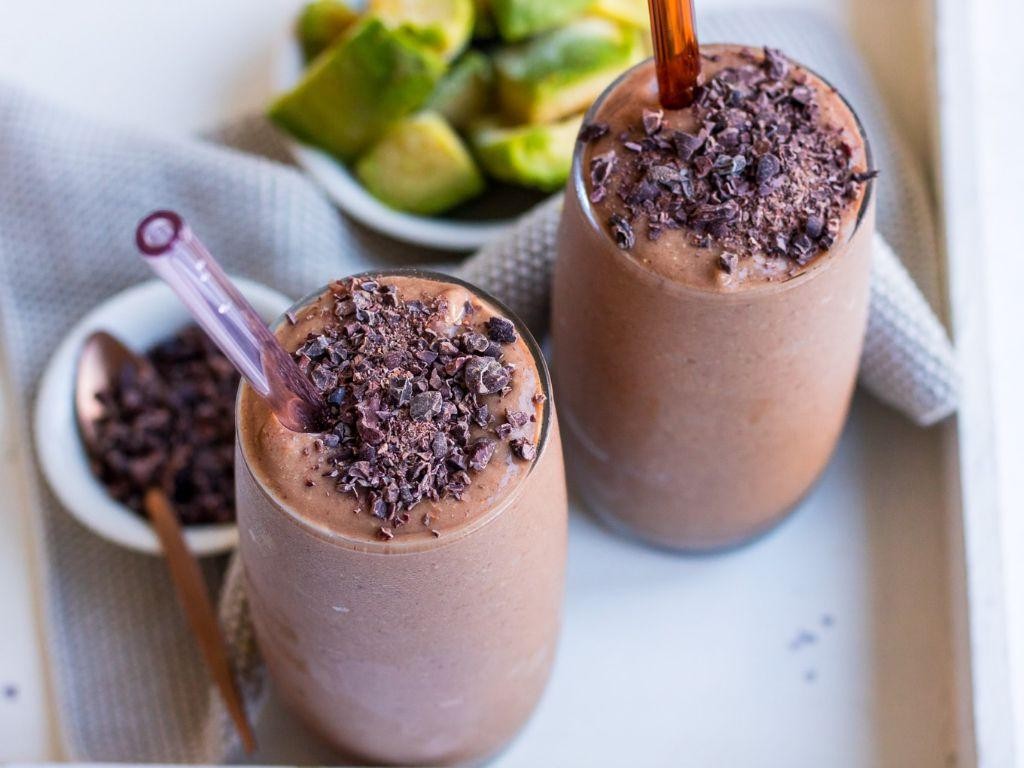 Avocado Cocoa Nib Smoothie