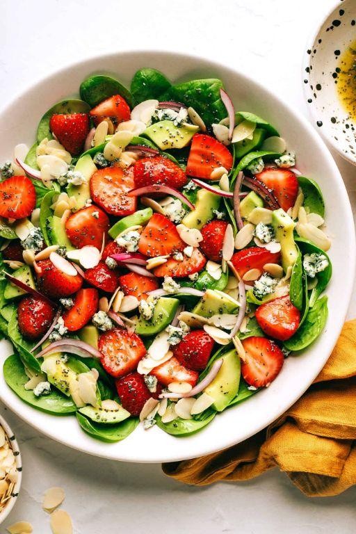 Avocado Spinach Salad