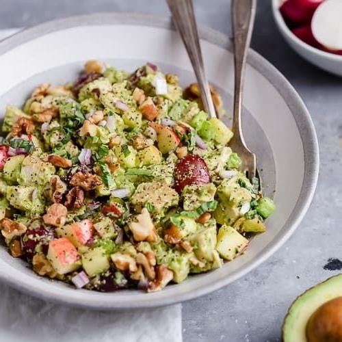 Avocado Waldorf Salad