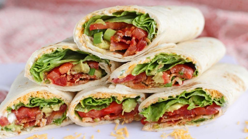 Avocado and Bacon Wrap