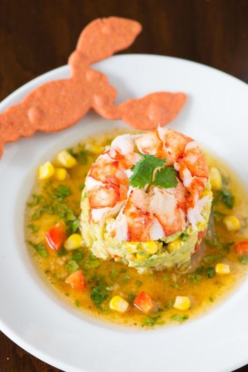 Avocado and Lobster Salad with Lime Dressing
