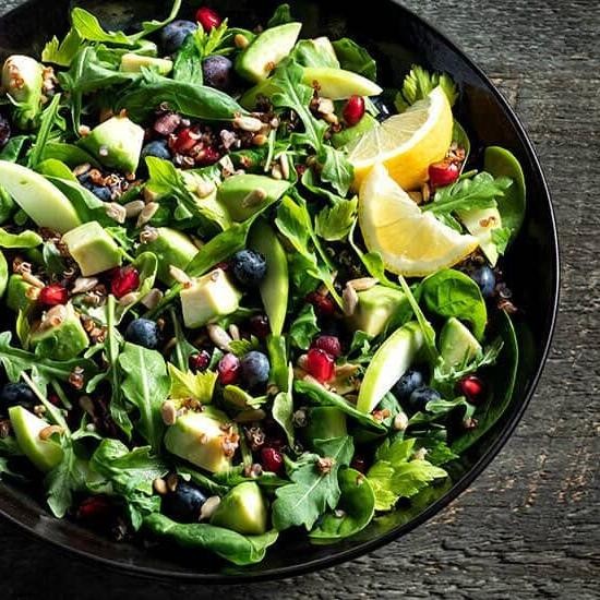 Avocado and Spinach Green Salad