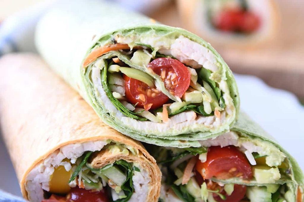 Avocado and Turkey Wrap