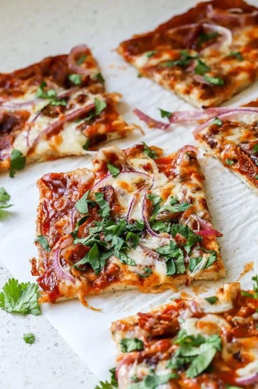 BBQ Chicken and Quinoa Pizza