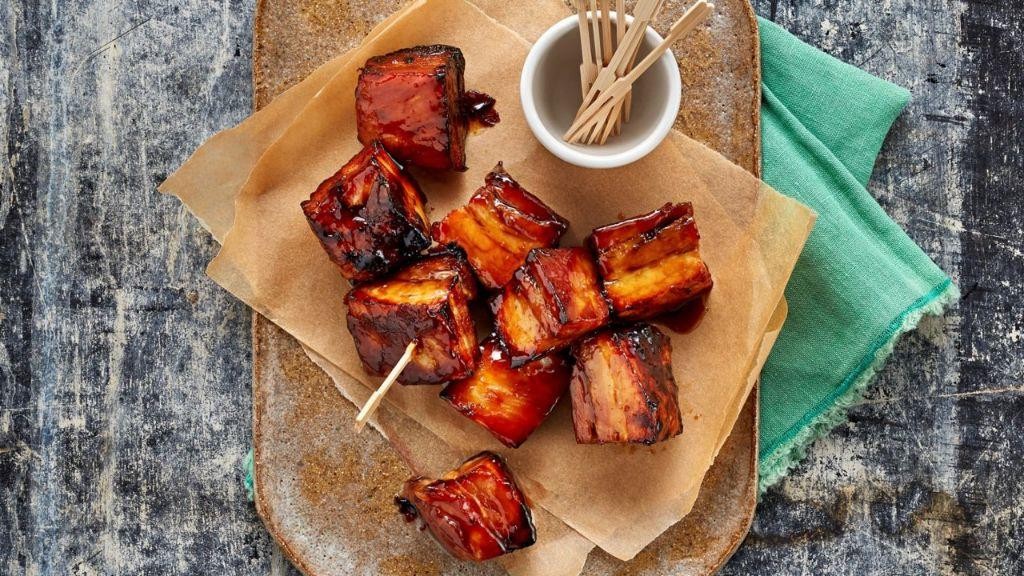 BBQ Glazed Pork Bites
