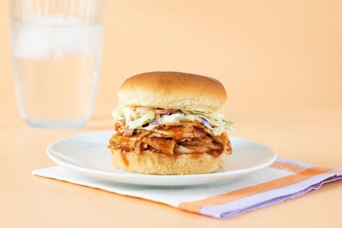 BBQ Shredded Turkey Sliders