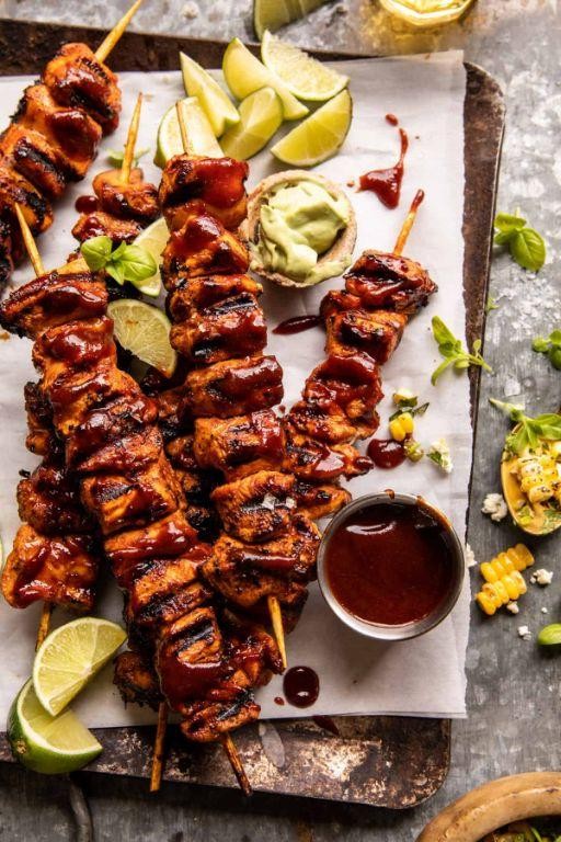 BBQ Spring Chicken Skewers