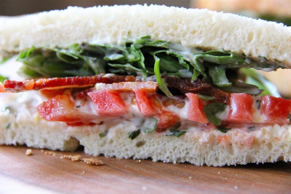 BLT Sparkling Sandwich with Herb Mayo