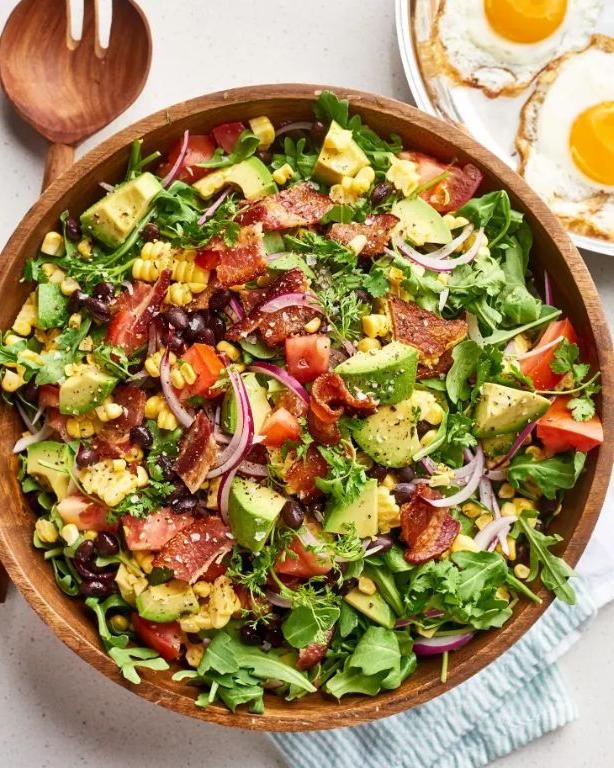 Bacon Avocado Salad Bowls