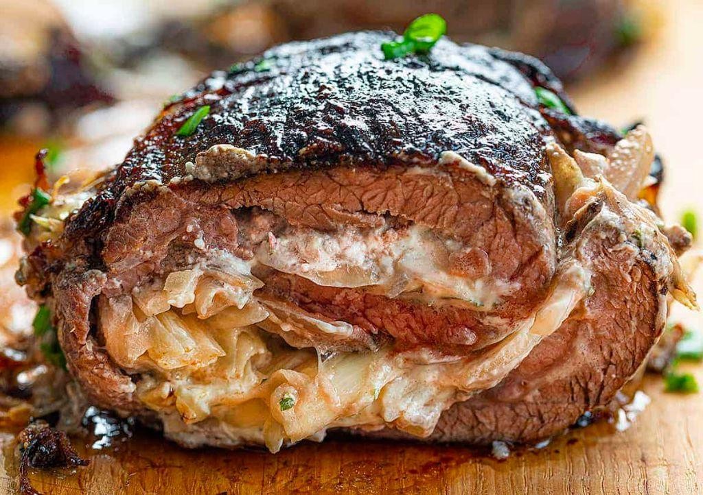 Bacon and Cheddar Stuffed Steak